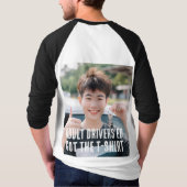 Rijles voor volwassenen t-shirt (Achterkant)
