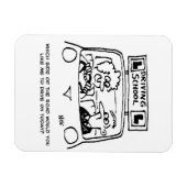 Rijles - Welke kant van de weg? Magneet (Horizontaal)