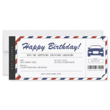 Rijlessen - Ticket Voucher-certificaat