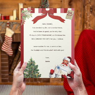  rijmende kerstbrief van Santa's Desk
