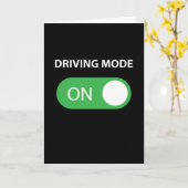 Rijmodus Aan 16 Jaar Oude Bestuurder Kaart (Gele Bloem)