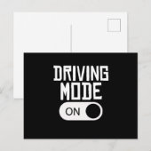 Rijmodus op 16 jaar rijbewijs voor nieuwe drivers briefkaart (Voorkant / Achterkant)