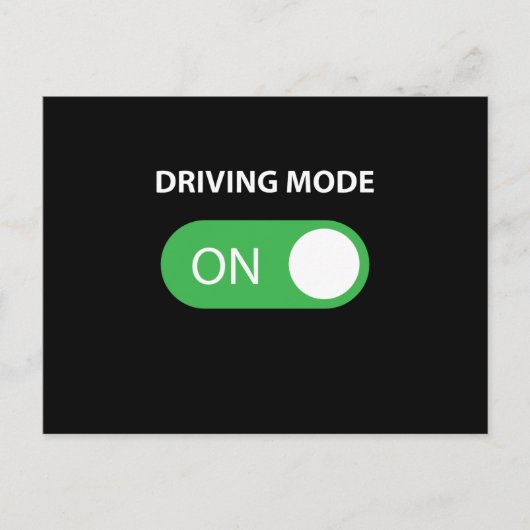 Rijmodus op 16-jarige chauffeur briefkaart (Voorkant)