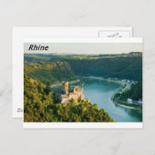 Rijn Duitsland Angie. Briefkaart (Voorkant / Achterkant)