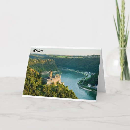 Rijn Duitsland Angie. Feestdagen Kaart (Voorkant)