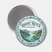 Rijn Duitsland Magneet (Voorkant / Achterkant)