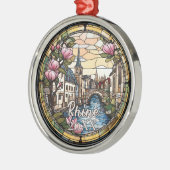 Rijn Duitsland Metalen Ornament (Links)