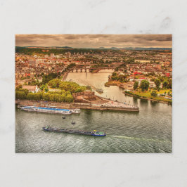 Rijn, Duitsland, prachtig Uitzicht Briefkaart