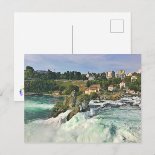 Rijn-herfsten in Zwitserland Briefkaart (Voorkant / Achterkant)