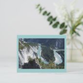 Rijn in de gorge, Graubünden Briefkaart (Staand voorkant)