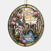 Rijn in Duitsland Keramisch Ornament (Links)