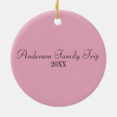 Rijn in Duitsland Keramisch Ornament (Achterkant)