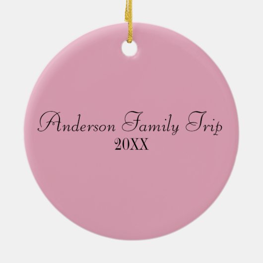 Rijn in Duitsland Keramisch Ornament (Achterkant)