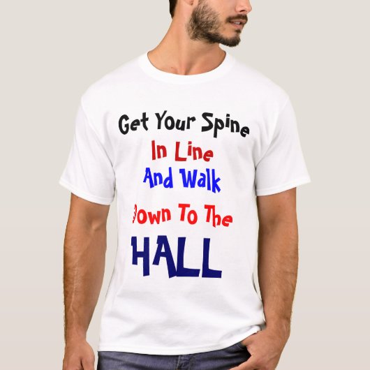 Rijn in lijn T-Shirt (Voorkant)