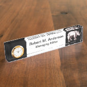 Rijn - Renaissance Style Tekening van een Rhinocer Naambordje (Zijkant)