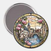 Rijn rivier Duitsland Magneet (Voorkant / Achterkant)