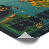 Rijn Rivier Reizen Poster (Hoek)