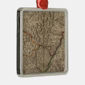 Rijn Valley in Duitsland en Frankrijk Metalen Ornament (Rechts)