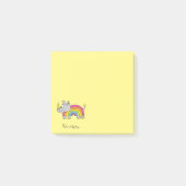 Rijnboeg Rijn Regenboog Geel Post-it® Notes (Voorkant)
