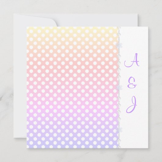 RijnboegSPOT CRYSTAL WEDDING INVITATION Kaart (Voorkant)