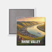 Rijndal Duitsland Reizen Magneet (Voorkant / Achterkant)