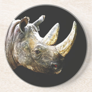 Rijnhoofd, zwarte achtergrond zandsteen onderzetter