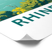 Rijnkloof Duitsland Reisprint Poster (Hoek)