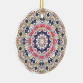 Rijnsteentjes, pailletten, confetti keramisch ornament (Rechts)