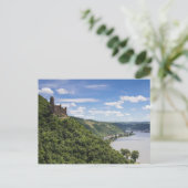 Rijnvallei - briefkaart Castle Maus (Staand voorkant)