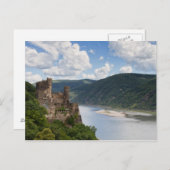 Rijnvallei - Castle Rheinstein briefkaart (Voorkant / Achterkant)