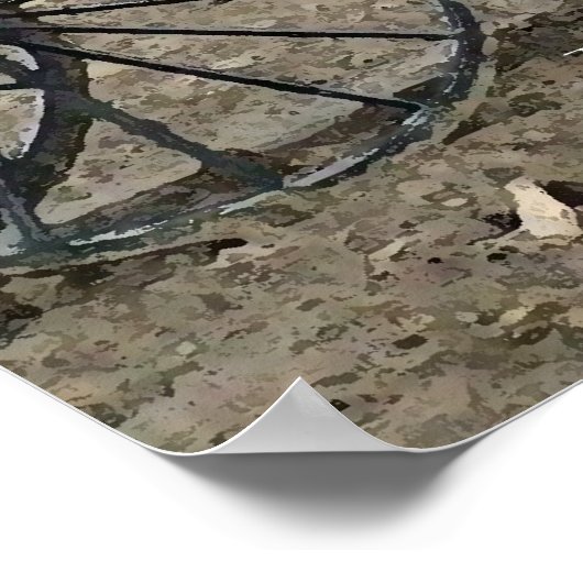  rijpaard poster (Hoek)