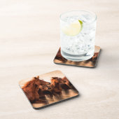 Rijpaarden, blauw- en vliegmannetjes bier onderzetter (Rechterzijde)