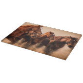 Rijpaarden, blauw- en vliegmannetjes snijplank (Hoek)