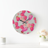 Rijpe aardbei Hand getrokken textuur Grote Klok (Huis)