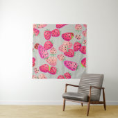 Rijpe aardbei Hand getrokken textuur Wandkleed (In Situ (horizontaal))