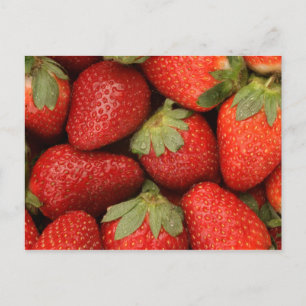 rijpe aardbeien briefkaart