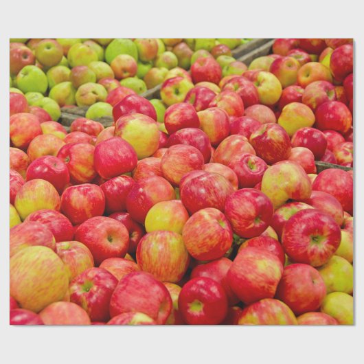 rijpe appelachtergrond cadeaupapier (Vlak)