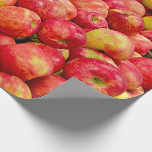 rijpe appelachtergrond cadeaupapier (Hoek)