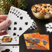 Rijpe druif in wijngaard pokerkaarten (Insitu)