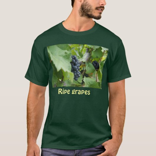 Rijpe druiven t-shirt (Voorkant)