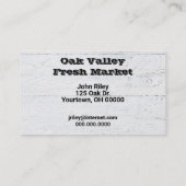 Rijpe groene limoenen visitekaartje (Achterkant)