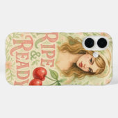 Rijpe & Klaar Zomer Boho Bloemig Kersen Meisje Case-Mate iPhone Case (Achterkant (horizontaal))