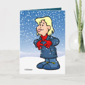 Rijpe Sneeuw Kerst Kaart (Voorkant)