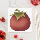 Rijpe tomaten papieren servetten (Insitu)