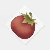 Rijpe tomaten papieren servetten (Hoek)