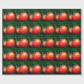 Rijpe tuin tomaten gepersonaliseerd cadeaupapier (Vlak)