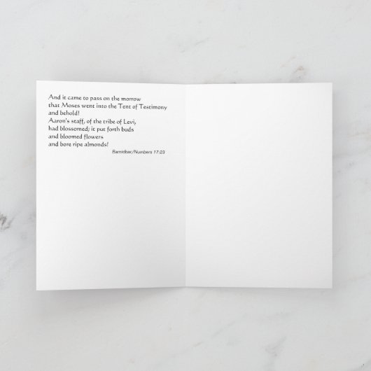 Rijpe zelfs Amandelen Kaart (Binnen)