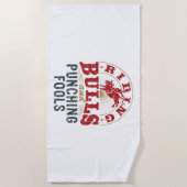 Rijpstieren en Punch Fools Strandlaken (Voorkant)