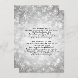 Rijrichting Zilveren Winter Wonderland Kaart