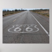 Rijroute 66 poster (Voorkant)